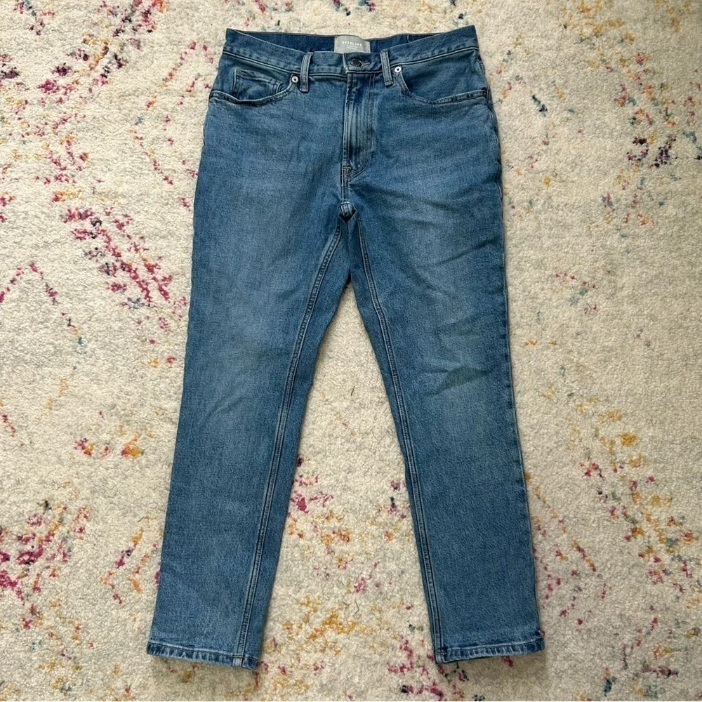 Everlane The Organic Cotton Slim Fit‎ Jean in Faded Sky Blue sz 30 x 28